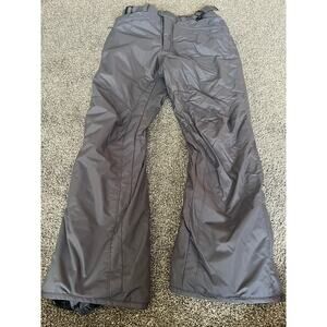Columbia Insulated Gray Snow Pants Women's Size S Regular Winter Ski Snowboard